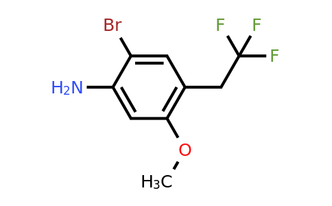 1257832-57-7 | 2-Bromo-5-methoxy-4-(2,2,2-trifluoroethyl)aniline