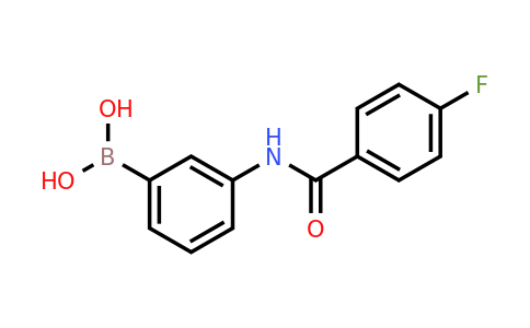 1258236-58-6 | (3-(4-Fluorobenzamido)phenyl)boronic acid