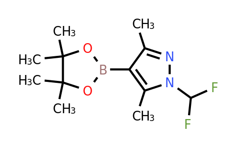 1258401-28-3 | 1-(Difluoromethyl)-3,5-dimethyl-4-(4,4,5,5-tetramethyl-1,3,2-dioxaborolan-2-yl)-1H-pyrazole
