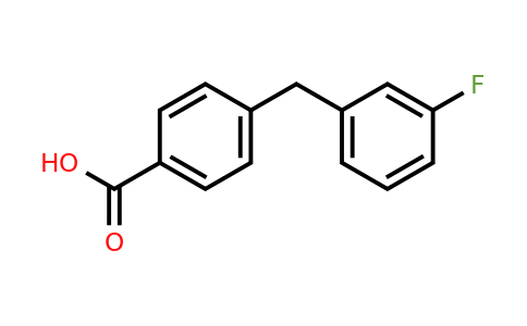 1258540-14-5 | 4-(3-Fluorobenzyl)benzoic acid