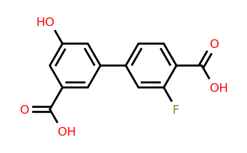 1258615-77-8 | 3-(4-Carboxy-3-fluorophenyl)-5-hydroxybenzoic acid