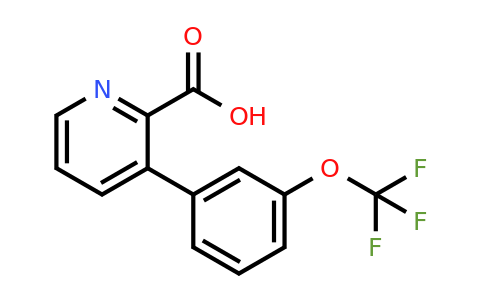 1258618-18-6 | 3-(3-(Trifluoromethoxy)phenyl)picolinic acid