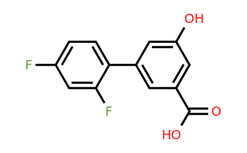 1258624-53-1 | 3-(2,4-Difluorophenyl)-5-hydroxybenzoic acid