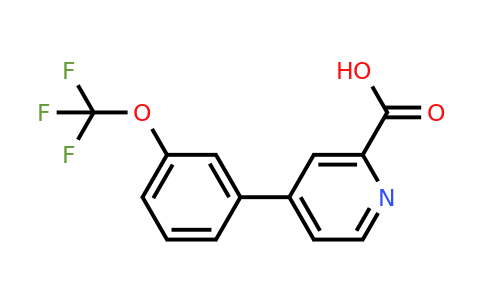 1258625-52-3 | 4-(3-(Trifluoromethoxy)phenyl)picolinic acid