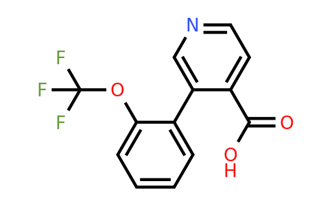 1258625-90-9 | 3-(2-(Trifluoromethoxy)phenyl)isonicotinic acid