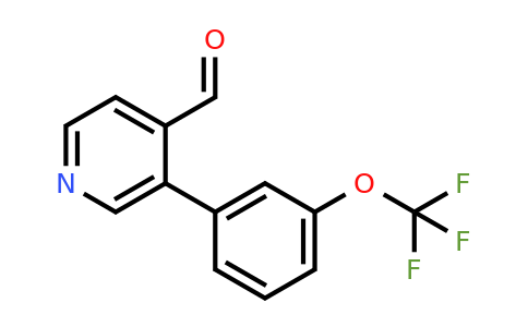 1258629-84-3 | 3-(3-(Trifluoromethoxy)phenyl)isonicotinaldehyde