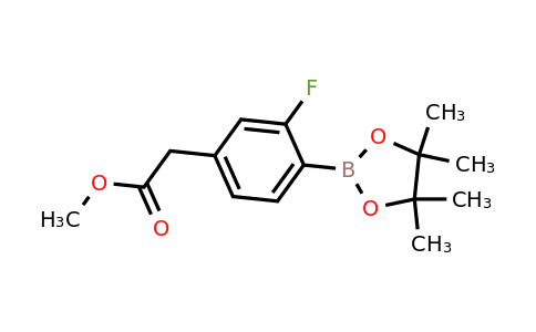 1259022-70-2 | Methyl 2-(3-fluoro-4-(4,4,5,5-tetramethyl-1,3,2-dioxaborolan-2-yl)phenyl)acetate