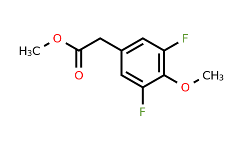 1259023-86-3 | Methyl 3,5-difluoro-4-methoxyphenylacetate