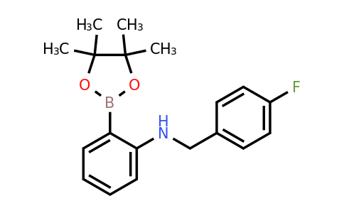1259285-58-9 | N-(4-Fluorobenzyl)-2-(4,4,5,5-tetramethyl-1,3,2-dioxaborolan-2-yl)aniline