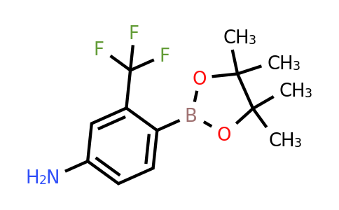 1259285-61-4 | 4-(4,4,5,5-Tetramethyl-1,3,2-dioxaborolan-2-yl)-3-(trifluoromethyl)aniline