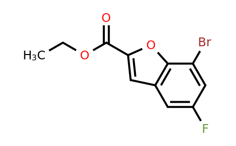 1259929-80-0 | Ethyl 7-bromo-5-fluorobenzofuran-2-carboxylate