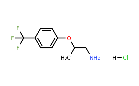 1260651-23-7 | 2-(4-(Trifluoromethyl)phenoxy)propan-1-amine hydrochloride