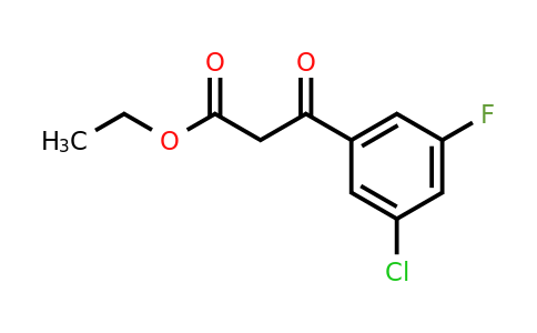 1260763-41-4 | Ethyl 3-(3-chloro-5-fluorophenyl)-3-oxopropanoate