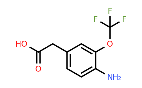 1260778-78-6 | 4-Amino-3-(trifluoromethoxy)phenylacetic acid