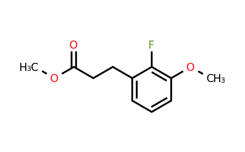 1260800-41-6 | Methyl 3-(2'-fluoro-3'-methoxyphenyl)propionate