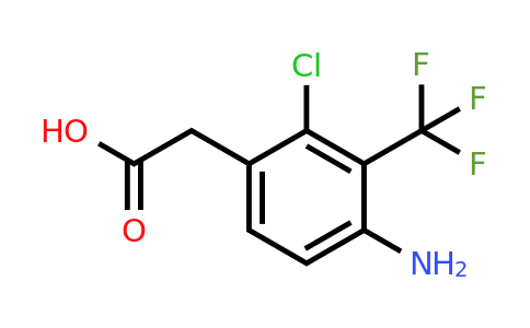 1260829-52-4 | 4-Amino-2-chloro-3-(trifluoromethyl)phenylacetic acid