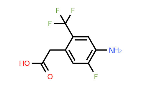 1260829-90-0 | 4-Amino-5-fluoro-2-(trifluoromethyl)phenylacetic acid