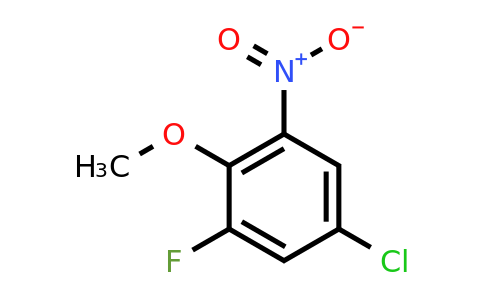 1260845-62-2 | 5-Chloro-1-fluoro-2-methoxy-3-nitrobenzene