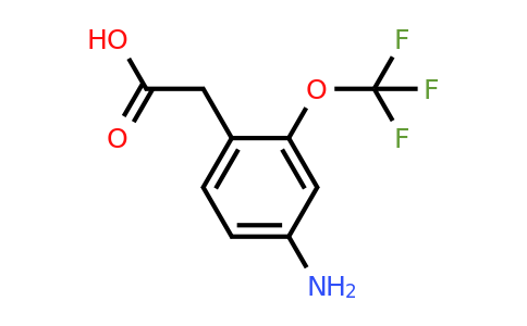 1260852-15-0 | 4-Amino-2-(trifluoromethoxy)phenylacetic acid