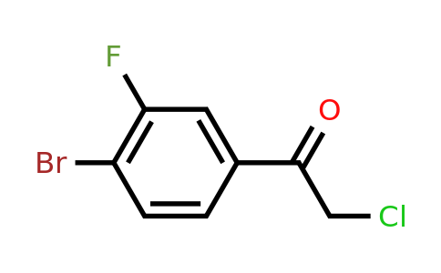 1260857-14-4 | 1-(4-Bromo-3-fluorophenyl)-2-chloroethanone