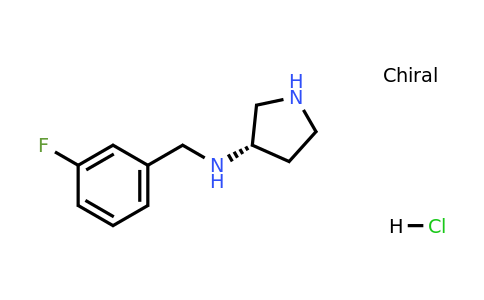 (S)-N-(3-Fluorobenzyl)pyrrolidin-3-amine hydrochloride
