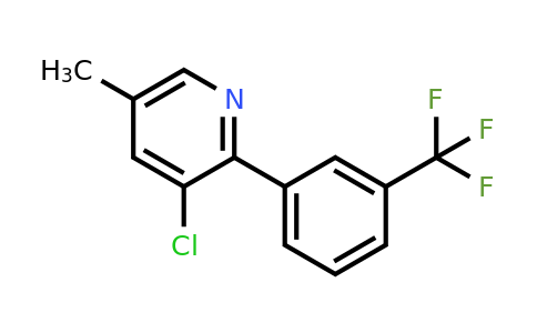 3-Chloro-5-methyl-2-(3-(trifluoromethyl)phenyl)pyridine
