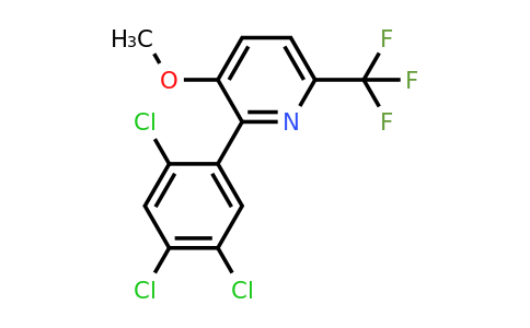1261437-37-9 | 3-Methoxy-2-(2,4,5-trichlorophenyl)-6-(trifluoromethyl)pyridine