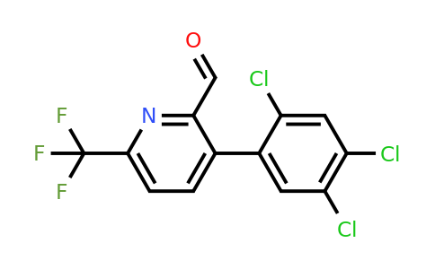 1261437-96-0 | 3-(2,4,5-Trichlorophenyl)-6-(trifluoromethyl)picolinaldehyde