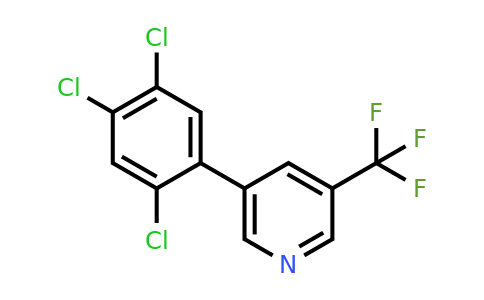1261437-97-1 | 3-(2,4,5-Trichlorophenyl)-5-(trifluoromethyl)pyridine