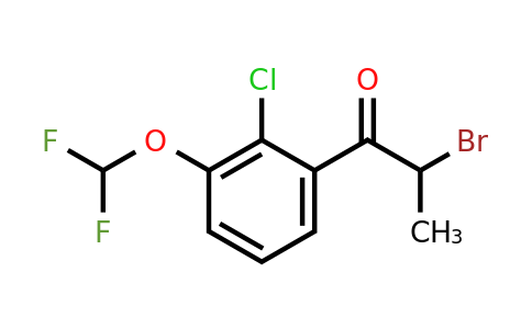 1261438-39-4 | 2-Bromo-2'-chloro-3'-(difluoromethoxy)propiophenone