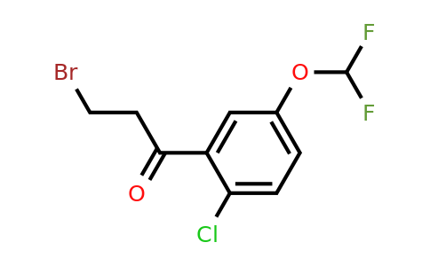 1261438-40-7 | 3-Bromo-2'-chloro-5'-(difluoromethoxy)propiophenone