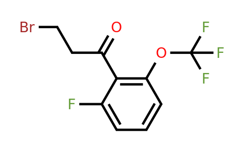 1261438-44-1 | 3-Bromo-2'-fluoro-6'-(trifluoromethoxy)propiophenone