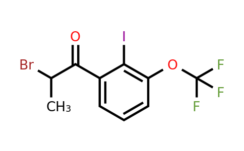 1261438-78-1 | 2-Bromo-2'-iodo-3'-(trifluoromethoxy)propiophenone