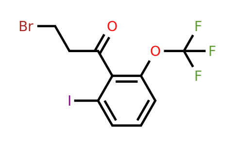 1261438-81-6 | 3-Bromo-2'-iodo-6'-(trifluoromethoxy)propiophenone