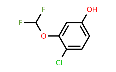 1261440-11-2 | 4-Chloro-3-(difluoromethoxy)phenol