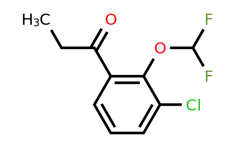 1261440-22-5 | 3'-Chloro-2'-(difluoromethoxy)propiophenone