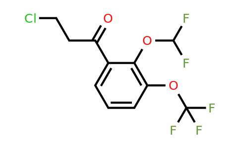 1261440-30-5 | 3-Chloro-2'-(difluoromethoxy)-3'-(trifluoromethoxy)propiophenone