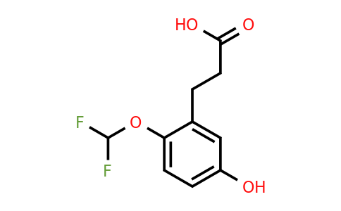 1261440-33-8 | 3-(2'-(Difluoromethoxy)-5'-hydroxyphenyl)propionic acid