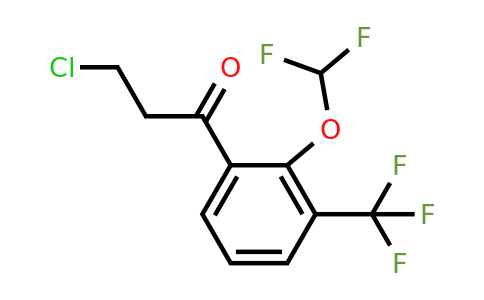 1261440-37-2 | 3-Chloro-2'-(difluoromethoxy)-3'-(trifluoromethyl)propiophenone