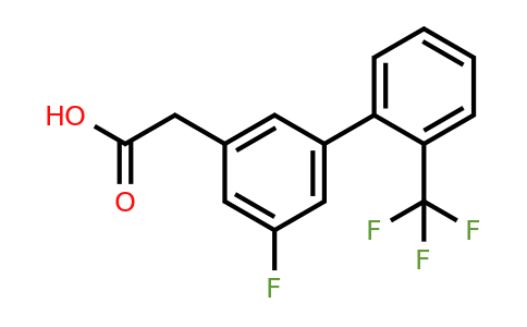 1261440-80-5 | 5-Fluoro-2'-(trifluoromethyl)biphenyl-3-acetic acid
