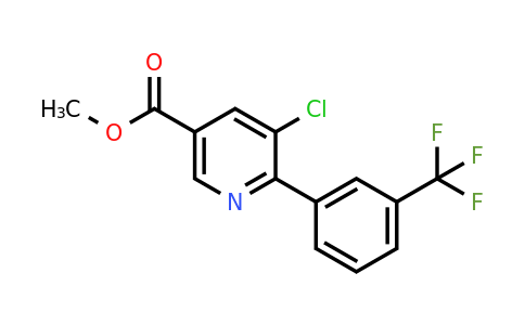 Methyl 5-chloro-6-(3-(trifluoromethyl)phenyl)nicotinate