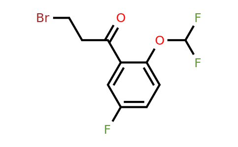 1261441-12-6 | 3-Bromo-2'-(difluoromethoxy)-5'-fluoropropiophenone