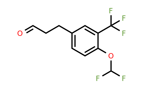 1261441-18-2 | 3-(4'-(Difluoromethoxy)-3'-(trifluoromethyl)phenyl)propionaldehyde