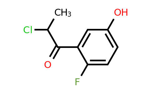 1261441-22-8 | 2-Chloro-2'-fluoro-5'-hydroxypropiophenone