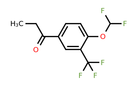 1261441-23-9 | 4'-(Difluoromethoxy)-3'-(trifluoromethyl)propiophenone