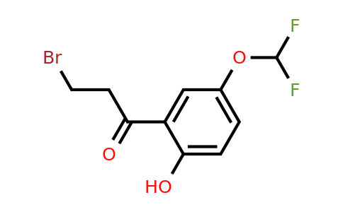 1261441-28-4 | 3-Bromo-5'-(difluoromethoxy)-2'-hydroxypropiophenone