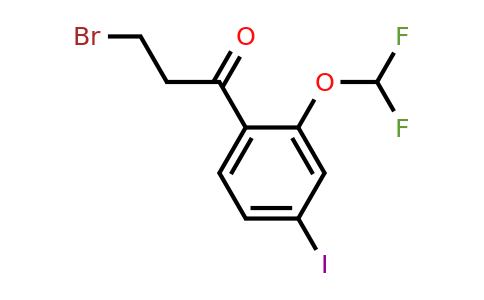 1261441-35-3 | 3-Bromo-2'-(difluoromethoxy)-4'-iodopropiophenone