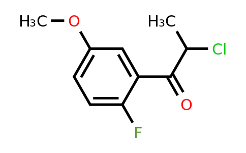 1261441-37-5 | 2-Chloro-2'-fluoro-5'-methoxypropiophenone