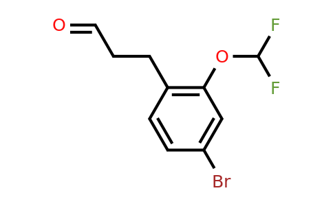 1261441-54-6 | 3-(4'-Bromo-2'-(difluoromethoxy)phenyl)propionaldehyde