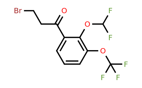 1261441-72-8 | 3-Bromo-2'-(difluoromethoxy)-3'-(trifluoromethoxy)propiophenone